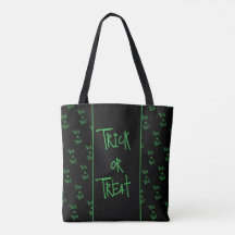 Halloween bus eller gods green och svart