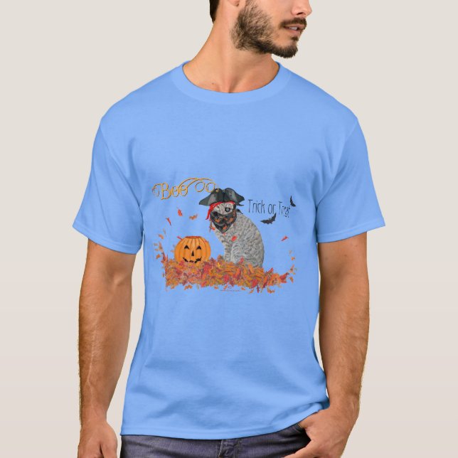 Halloween Bus eller Godsaker Katt T Shirt (Framsida)