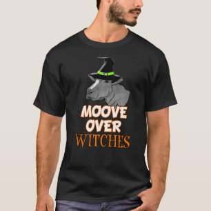 Halloween Bus eller Treta Ko Rör sig Häxa T Shirt