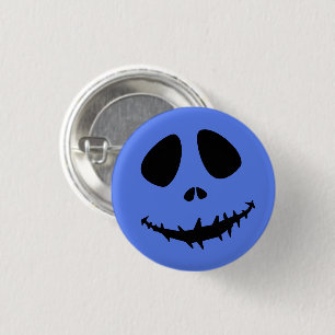 Halloween Buttons, Creepy Grimace Halloween Horror Knapp