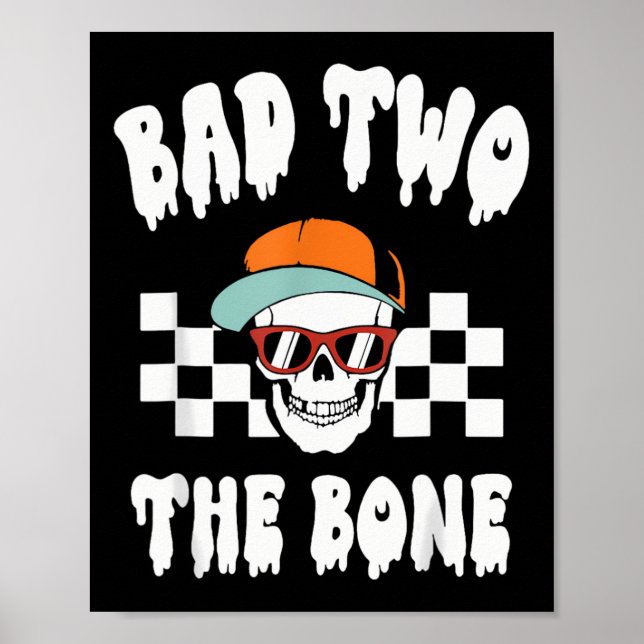 Halloween Byd 2: Bone-nye födelsedagsskel Poster (Framsidan)