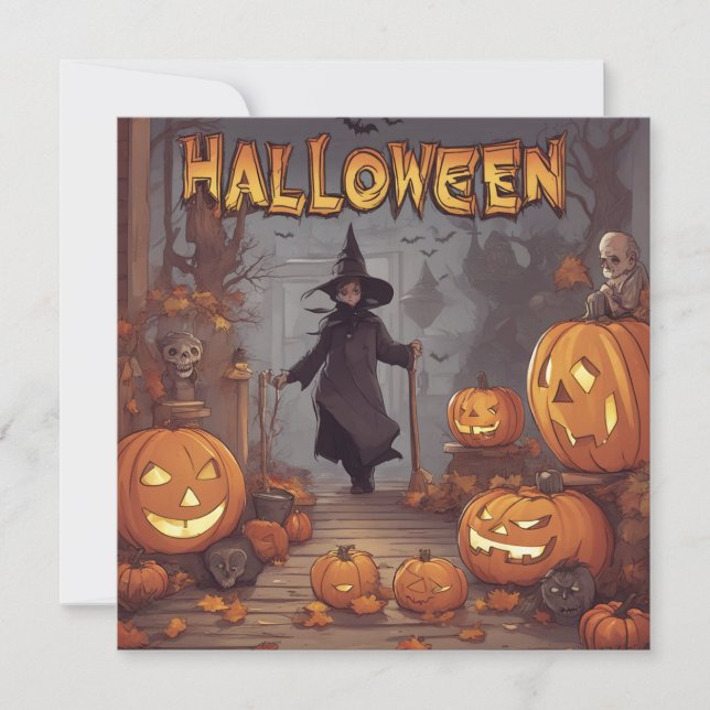 Halloween C Julkort (Framsida)