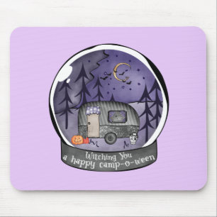 Halloween Camper i en snöboll Musmatta