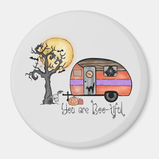 Halloween Camping | Du är boomyndig Magnet (Framsidan)
