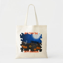 Halloween Candy Bags för barn Tygkasse