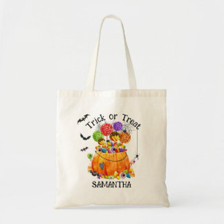Halloween Candy Bus eller godis Budget Tote Tygkasse