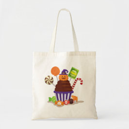 Halloween Candy Bus eller godis Tote Bag Tygkasse