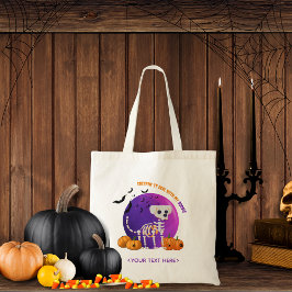 Halloween Candy Bus eller godis Tote Bag Tygkasse