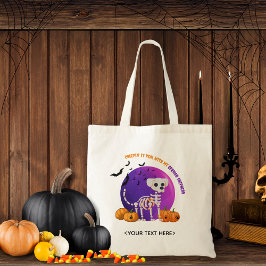 Halloween Candy Bus eller godis Tote Bag Tygkasse