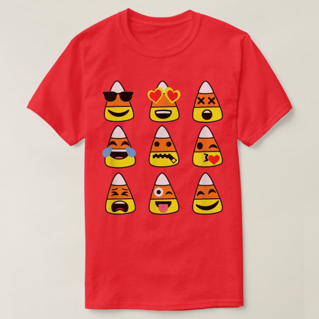 Halloween Candy corn 3388 T Shirt (Design framsida)
