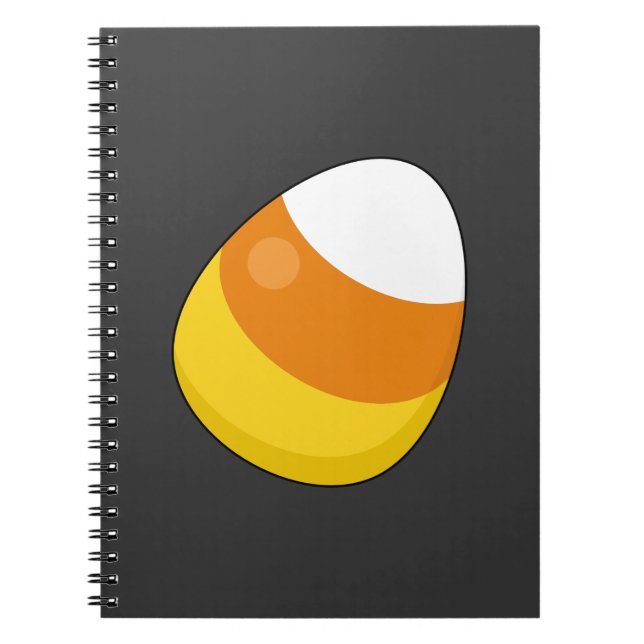 Halloween Candy Corn Anteckningsbok (Framsidan)