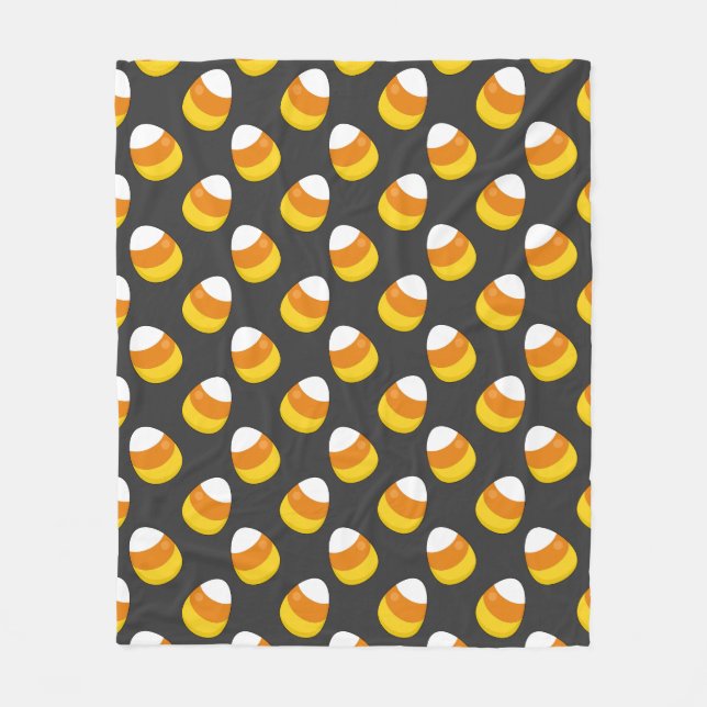 Halloween Candy Corn Fleecefilt (Framsidan)