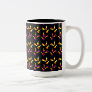 Halloween Candy corn-kaffe Mugg