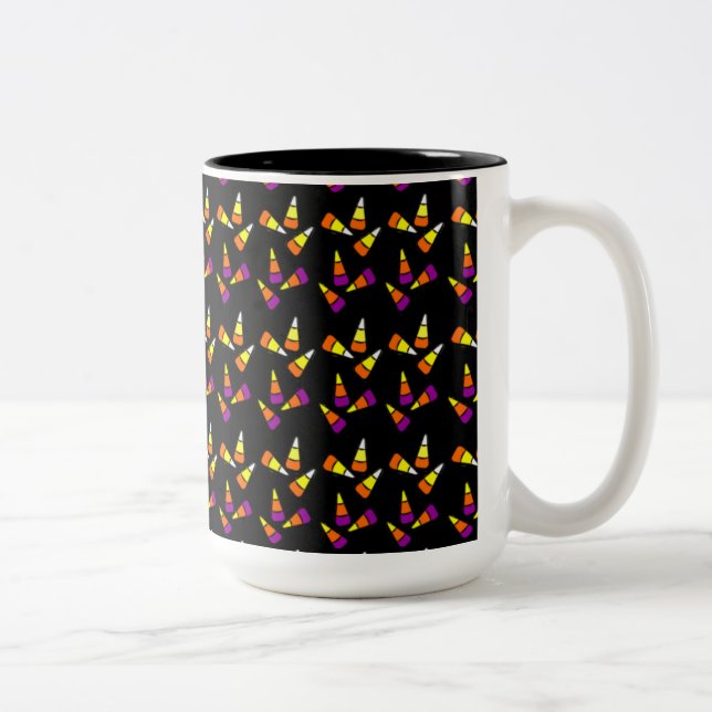 Halloween Candy corn-kaffe Mugg (Höger)