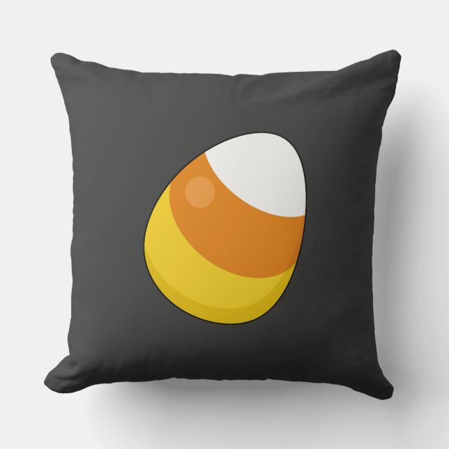 Halloween Candy Corn Kudde (Framsida)