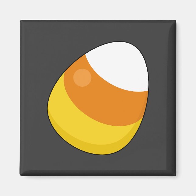 Halloween Candy corn Magnet (Framsidan)