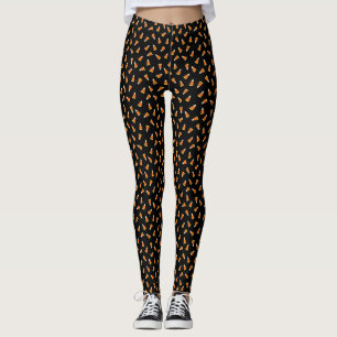 Halloween Candy corn Mönster Leggings