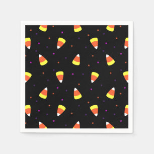 Halloween Candy corn Mönster Pappersservett