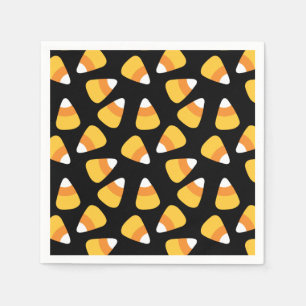Halloween Candy corn Mönster Pappra Napkins Pappersservett