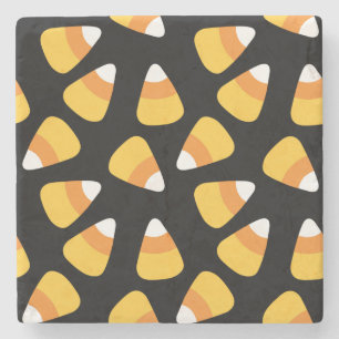 Halloween Candy corn Mönster Stone Underlägg