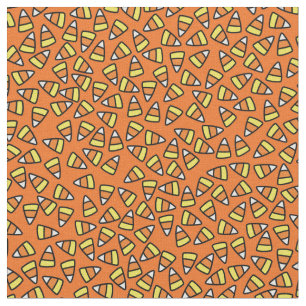 Halloween Candy corn Mönster Tyg