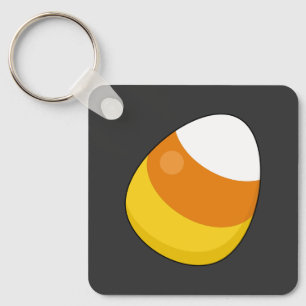 Halloween Candy corn Nyckelring