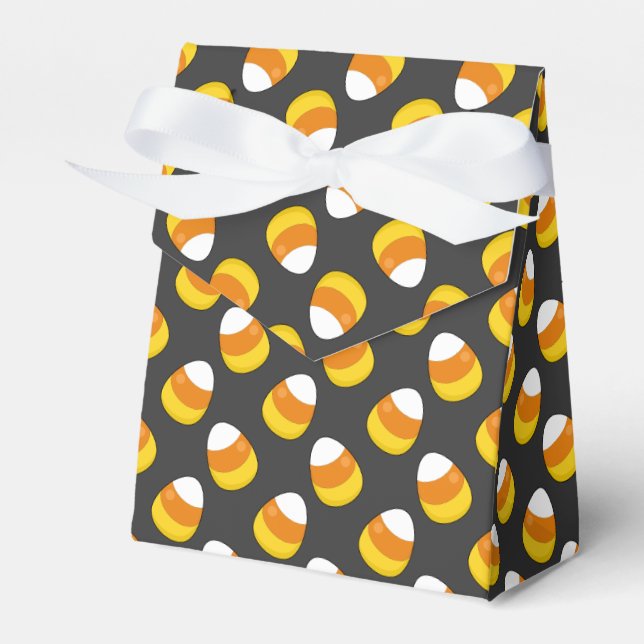 Halloween Candy Corn på svenska Presentaskar (Framsidan Sidan)