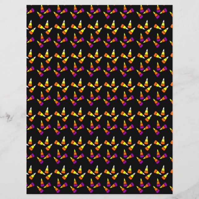 Halloween Candy corn Papper Reklamblad (Framsidan)