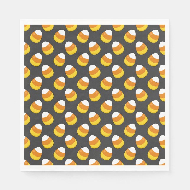 Halloween Candy corn Pappersservett (Framsidan)