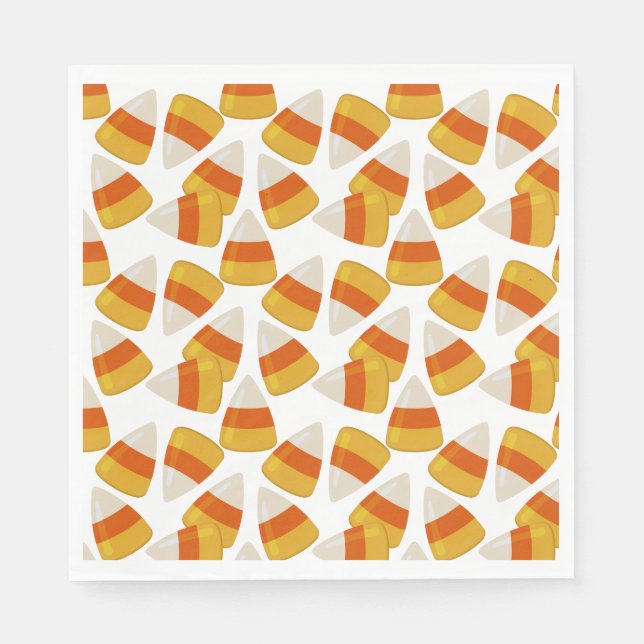 Halloween Candy corn Pappersservett (Framsidan)