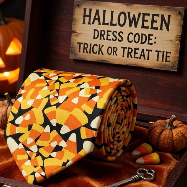 Halloween Candy Corn Sömlöst Mönster Slips (Skapare uppladdad)
