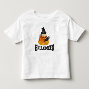 Halloween Candy corn & Spider Baby T-Shirt
