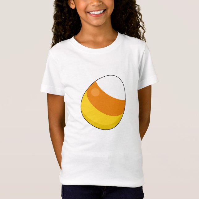 Halloween Candy Corn T Shirt (Framsida)