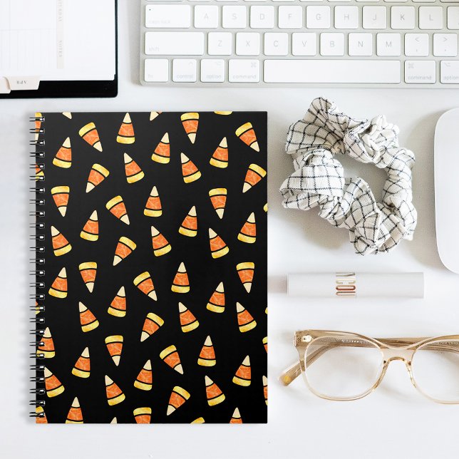 Halloween Candy corn-utskrift Anteckningsbok (Skapare uppladdad)