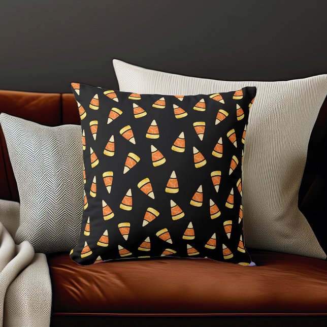 Halloween Candy corn-utskrift Kudde (Skapare uppladdad)