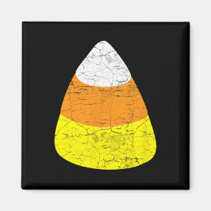 Halloween Candy corn Vintage Illustration - Candy Magnet
