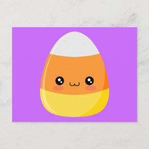 Halloween Candy corn Vykort