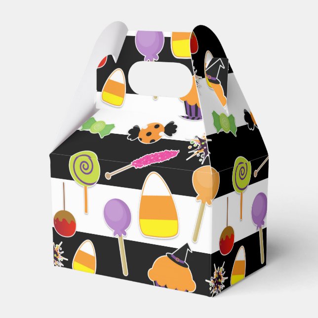 Halloween Candy Costume Party Favor Treat Box Presentaskar (Framsidan Sidan)