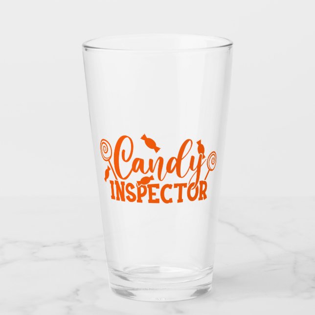Halloween Candy Inspection Glaskopp (Framsida)