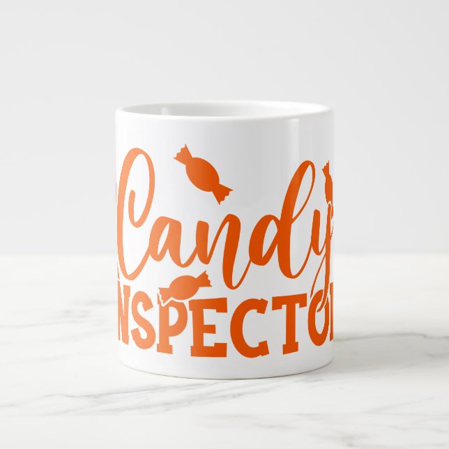 Halloween Candy Inspection Jumbo Mugg (Framsidan)