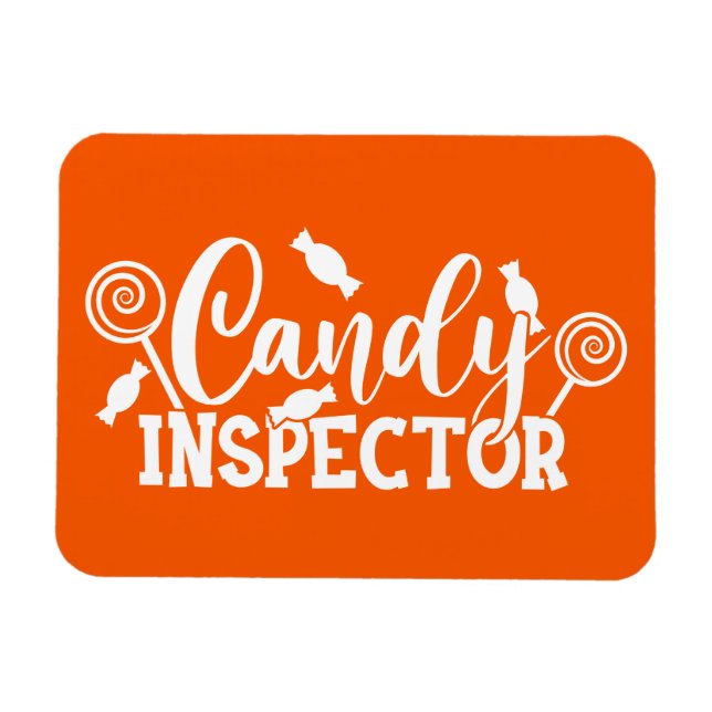 Halloween Candy Inspection Magnet (Horisontell)