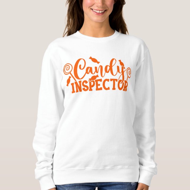 Halloween Candy Inspection T Shirt (Framsida)
