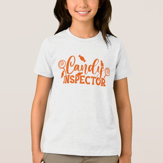 Halloween Candy Inspection T Shirt (Framsida)