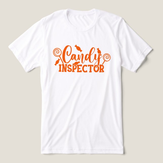 Halloween Candy Inspection T Shirt (Design Framsida)