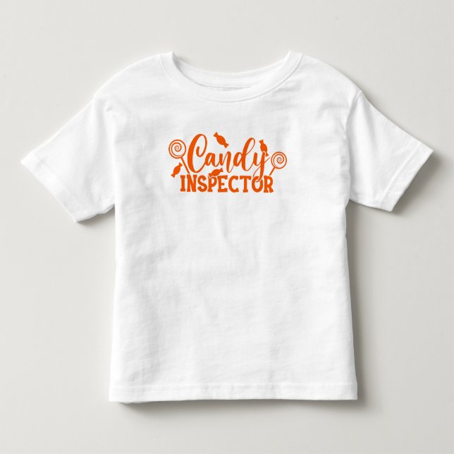 Halloween Candy Inspection T Shirt (Framsida)
