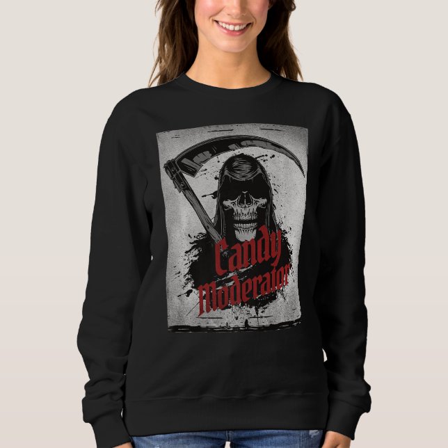 Halloween Candy Moderator Costume of Death Premium T Shirt (Framsida)