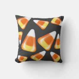 Halloween candy mönster, roligt candy corn-behandl kudde