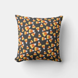 Halloween candy mönster, roligt candy corn-behandl kudde