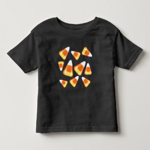Halloween candy mönster, roligt candy corn-behandl t shirt