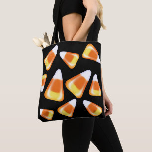 Halloween candy mönster, roligt candy corn-behandl tygkasse